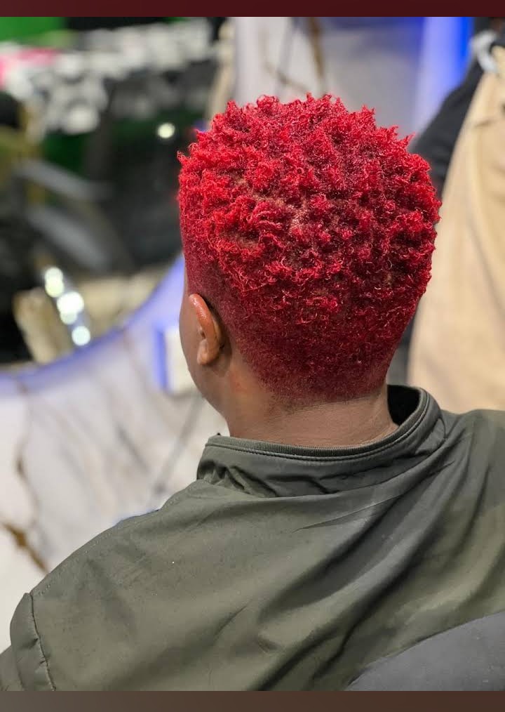 Mwas Salon bold hairstyle